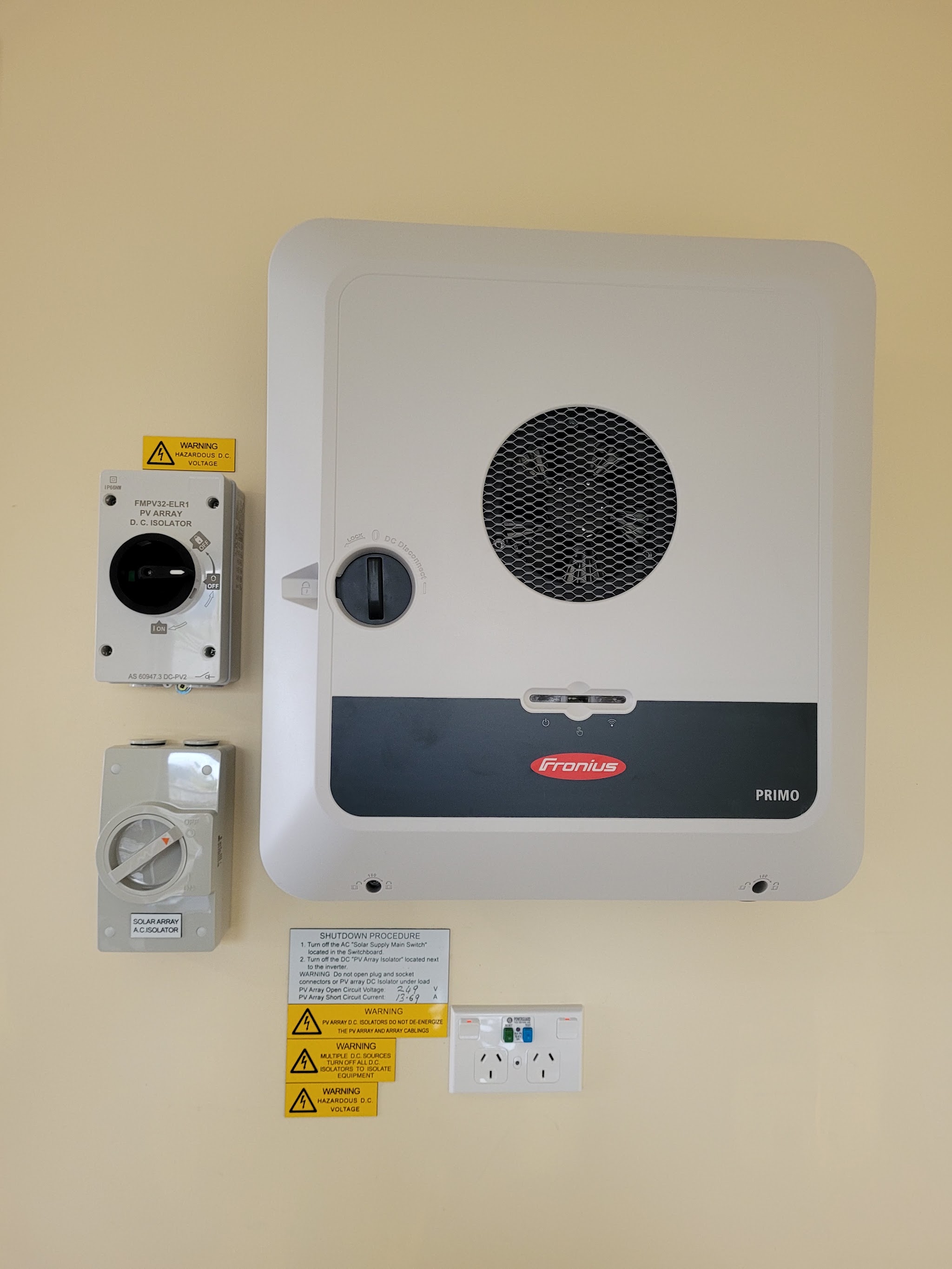Wiring & fit-out